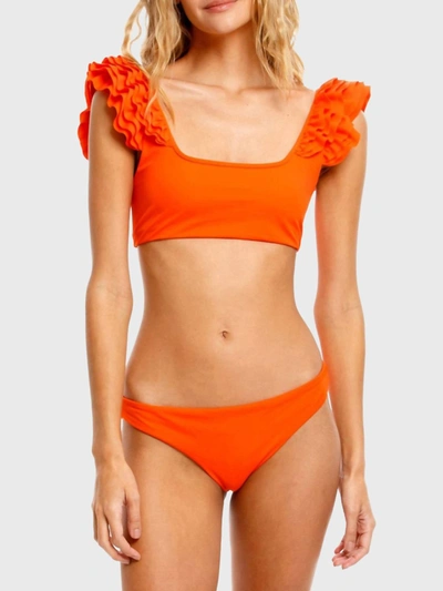 Agua Bendita Sunbaze Two Piece In Bright Orange