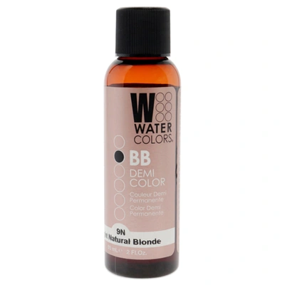 Tressa Watercolors Bb Demi-permanent Hair Color - 9n Light Natural Blonde By  For Unisex - 2 oz Hair  In Multi