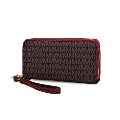 Mkf Collection By Mia K Noemy M Signature Wallet/wristlet Bag In Red