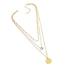 SOHI PACK OF 3 GOLD PLATED DESIGNER PENDANT