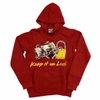 Retro Label Men's 5s Keep It On Lock Hoodie In Red In Red