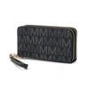 Mkf Collection By Mia K Hofstra M Signature Wallet Wristlet In Grey
