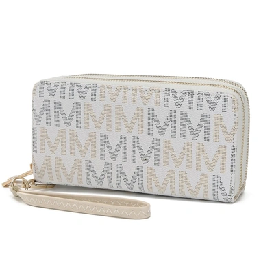 Mkf Collection By Mia K Hofstra M Signature Wallet Wristlet In White