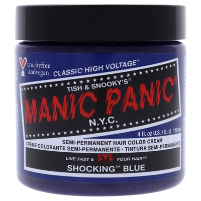 Manic Panic Classic High Voltage Hair Color - Shocking Blue By  For Unisex - 4 oz Hair Color