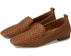 GENTLE SOULS MORGAN WOVEN LOAFER IN LUGGAGE