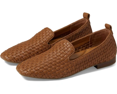 Gentle Souls Morgan Woven Loafer In Luggage In Multi