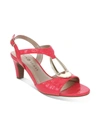 Karen Scott Danee Womens Padded Insole Heels In Animal Print