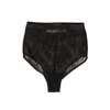 Off-white Black Sheer Lace Bottom In Black