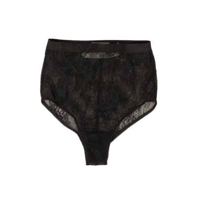 Off-white Black Sheer Lace Bottom