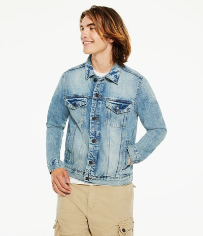 Aéropostale Denim Trucker Jacket In Blue