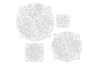 Talisman Designs Multi-use Baking Stencils, Honey Bee Design, Set Of 4 Sizes, 3.5 Inch, 5 Inch, 8 Inch, & 10 Inch, Wh In White