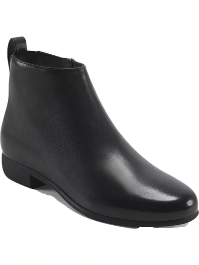 Aerosoles Spencer Womens Padded Insole Comfort Ankle Boots In Black