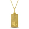 Mimi & Max Aquarius Horoscope Necklace In 10k Yellow Gold In Gold