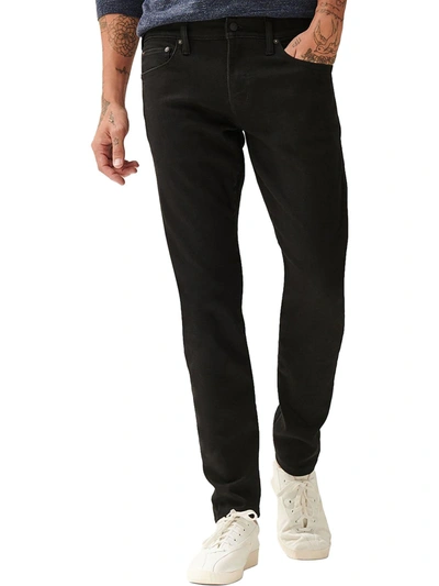 Lucky Brand 110slim Mens Mid-rise Denim Skinny Jeans In Black