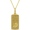 Mimi & Max Virgo Horoscope Necklace In 10k Yellow Gold In Gold