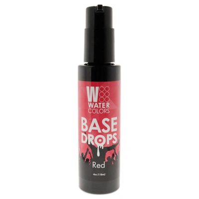 Tressa Watercolors Base Drops - Red By  For Unisex - 4 oz Drops