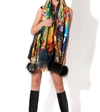 Oolala Raccoon Scarf In Multicolored In Multi