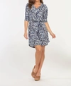 VERONICA M LIVIA ITY SHIRT DRESS IN BLUE