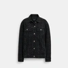 Coach Outlet Signature Denim Jacket In Black