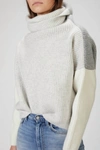 Amber Hards Joan Jumper In Grey/white In White