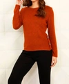 French Kyss Supersoft Grommet Top In Spice In Brown