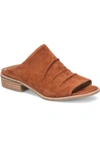 Söfft Carrey Slide Sandal In Brown