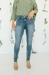 Dear John Denim Joyrich Ankle Comfort Skinny Jean In Eureka In Blue
