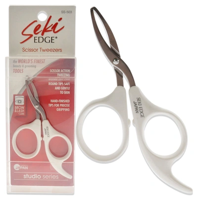 Jatai Seki Edge Scissors Tweezer - Ss-503 By  For Unisex - 1 Pc Scissor In Red