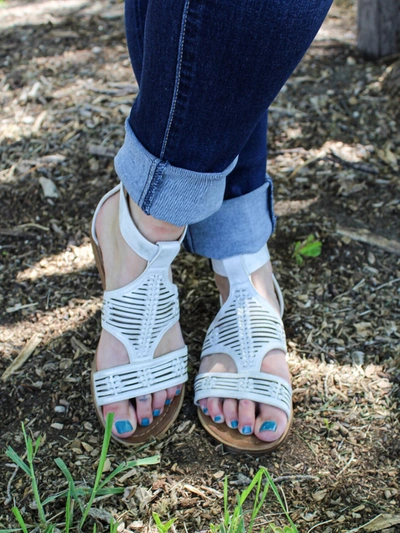 Corkys Footwear Calista Sandal In White