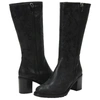 Ross & Snow Rosina Heeled Boots In Black Camo In Black