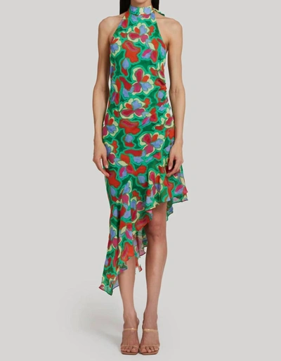 Amanda Uprichard Shaena Dress In Solara Print In Multi