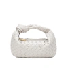 TIFFANY & FRED WOVEN SHEEPSKIN KNOT POUCH BAG
