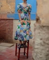 De Loreta Izula Dress In Blue In Blue