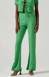 ASTR ZOEY PANT IN GREEN