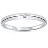 Pompeii3 1/30ct 2.5mm Solitaire Diamond Wedding Promise Ring 14k In Multi