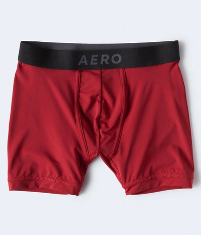 Aéropostale Men's Performance Knit Boxer Briefs In Red