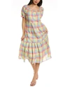 Johnny Was Workshop Delacey Midi Dress In Multi In Multi