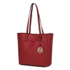 Mkf Collection By Mia K Lea Tote Vegan Leather Handbag In Red