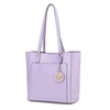 Mkf Collection By Mia K Lea Tote Vegan Leather Handbag In Purple
