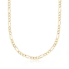 ROSS-SIMONS MEN'S 3.9MM 14KT YELLOW GOLD FIGARO CHAIN NECKLACE