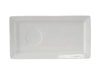 Tuxton Linx Rectangular Tray W/well 13"x7"x1", 12 Pieces