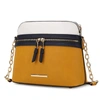 Mkf Collection By Mia K Karelyn Vegan Leather Crossbody Handbag In Yellow