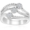 Pompeii3 7/8ct Diamond Multi Right Hand Ring 14k White Gold In Multi