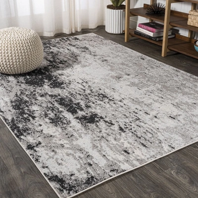 Jonathan Y Storm Modern Abstract Area Rug In Grey