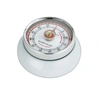Zassenhaus Magnetic Retro 60 Minute Kitchen Timer, 2.75-inch In White