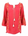 VINTAGE COLLECTION WOMEN'S RALEIGH TUNIC IN CORAL