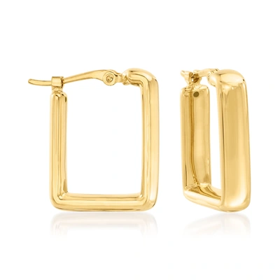 Ross-simons 14kt Yellow Gold Small Square Hoop Earrings