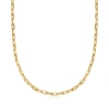 Ross-simons Italian 14kt Yellow Gold Paper Clip Link Necklace In Gold