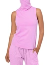 B & A BY BETSY AND ADAM WOMENS KNIT ATTACHED MASK TANK TOP