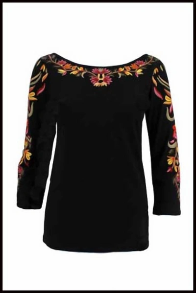 Vintage Collection Women's Monarch Knit Top In Black
